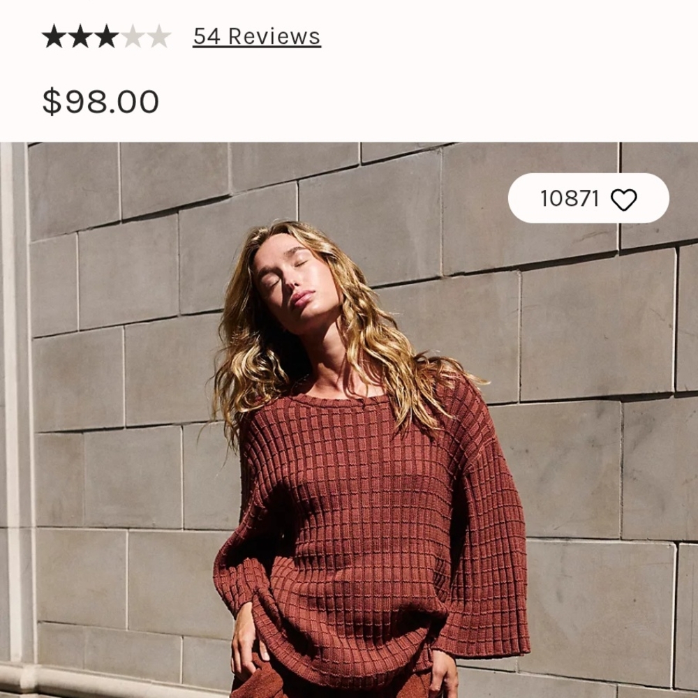 Free People Beach Kenzie Sweater Set